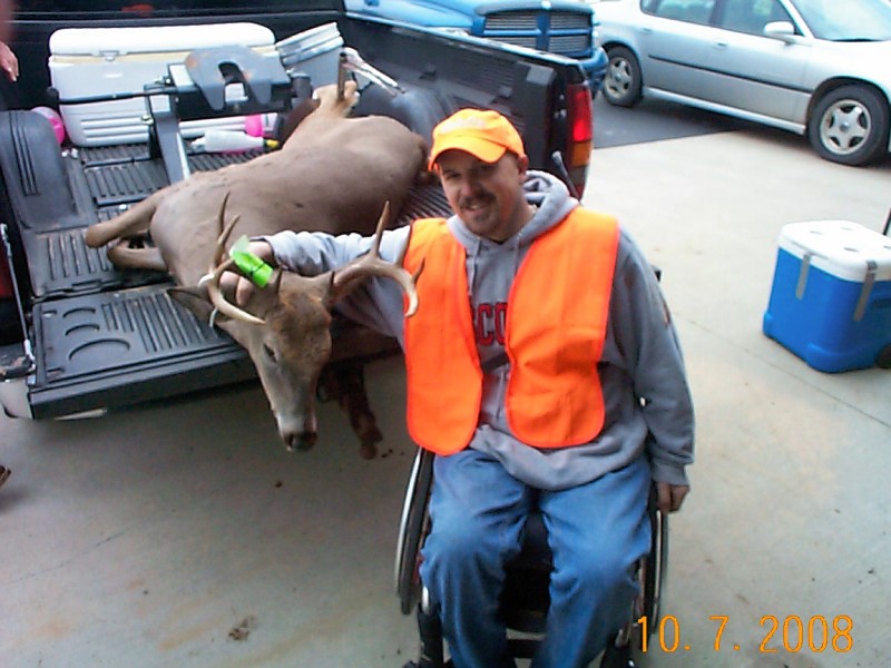 lee with his buck